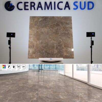 Offerta stock pavimento in gres porcellanato effetto marmo dark oro imperiale da interno 120 x 120 cm.