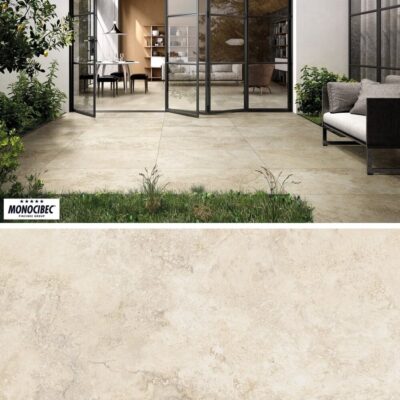 Pavimento spessore 2 cm. sopraelevato galleggiante Gres puro 50 x 100 cm. posa a secco