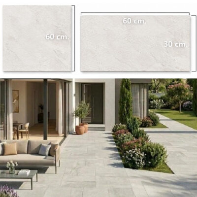 Pavimento Carrabile Antiscivolo R11 Gres porcellanato da esterno multiformato Made in Italy